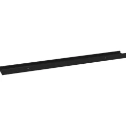 Wandplanken-vidaXL - Plank - Zwart - MDF - 80 x 9 x 3 cm - 4 stuks