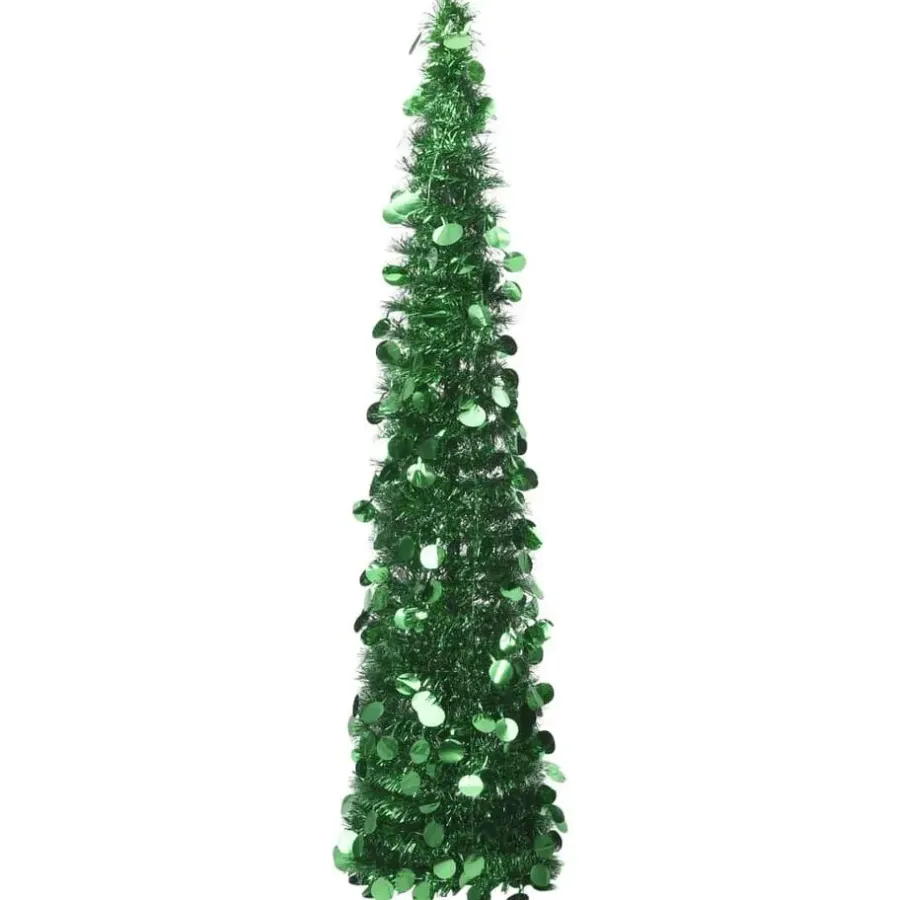 Kerstbomen-vidaXL - Pop-up Kerstboom - Groen - 180 x 45 cm