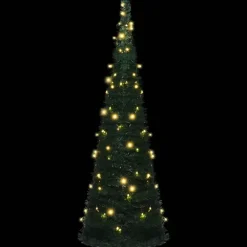 Kerstbomen-vidaXL - Pop-up Kerstboom - 180 x 63 cm