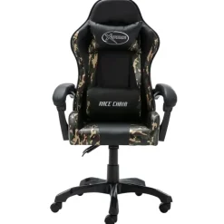 Gamestoelen-vidaXL - Race Stoel - Zwart - Kunstleer