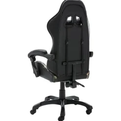 Gamestoelen-vidaXL - Race Stoel - Zwart - Kunstleer