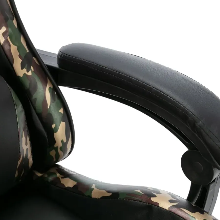 Gamestoelen-vidaXL - Race Stoel - Zwart - Kunstleer
