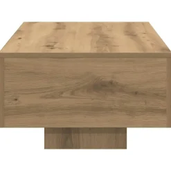 vidaXL - Rechthoekige Salontafel - Artisanaal eiken - Hout - 100x49.5x31 cm