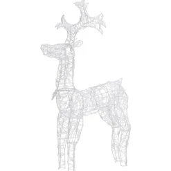 Kerstverlichting-vidaXL - Rendier Kerstdecoratie - Warm white - 60 x 16 x 100 cm