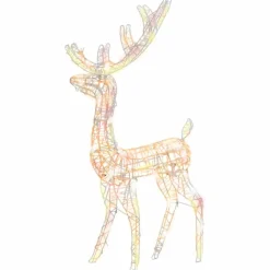 Kerstverlichting-vidaXL - Rendier Kerstdecoratie - Multicolour - 70 x 41 x 120 cm