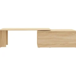 vidaXL - Salontafel - Bruin - Bewerkt hout