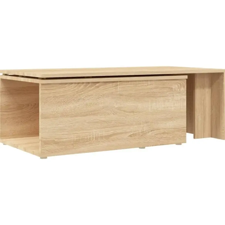 vidaXL - Salontafel - Bruin - Bewerkt hout