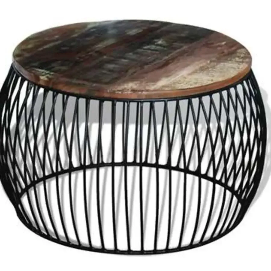 Salontafels-vidaXL - Salontafel - Bruin - Hout - 68 x 37 cm
