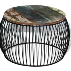 Salontafels-vidaXL - Salontafel - Bruin - Hout - 68 x 37 cm