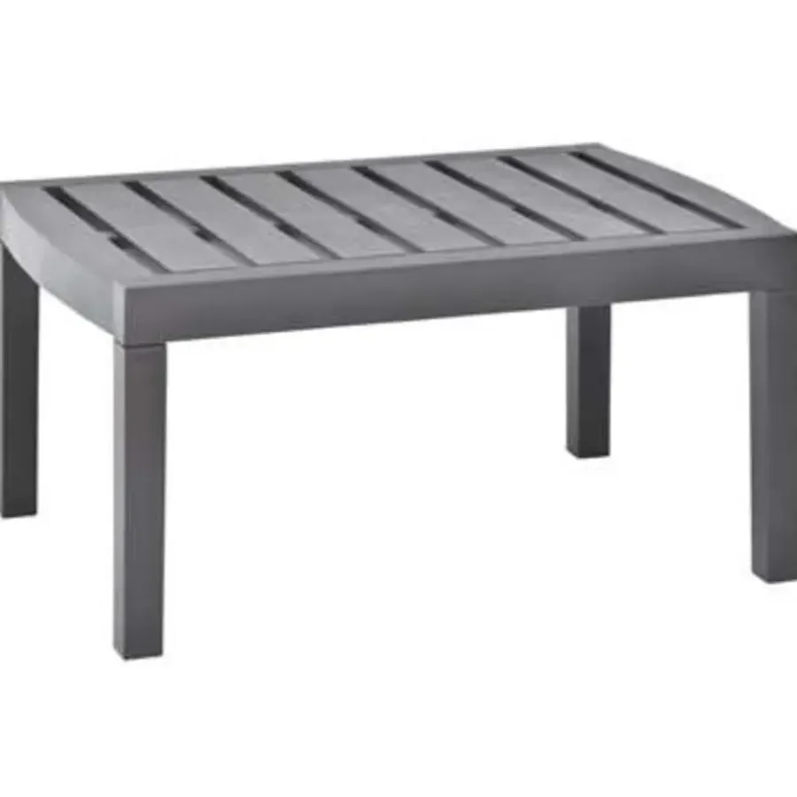 vidaXL - Salontafel - Grijs - Kunststof