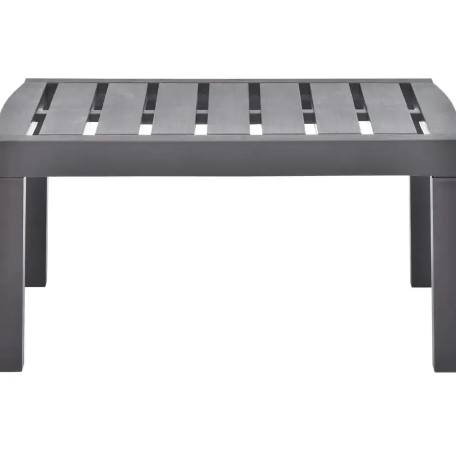vidaXL - Salontafel - Grijs - Kunststof