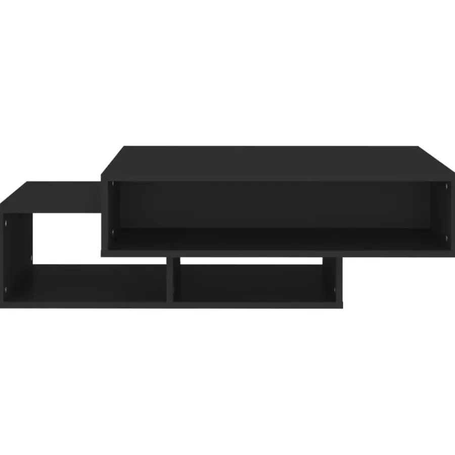 Salontafels-vidaXL - Salontafel - Zwart - Bewerkt hout