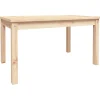 Tuintafels-vidaXL - Salontafel Rechthoekig - Naturel - Massief grenenhout - 82,5x50,5x45 cm
