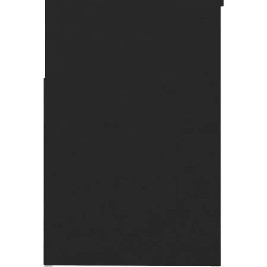 vidaXL - Schoenenbank - Zwart - Bewerkt hout - 80 x 30 x 45 cm