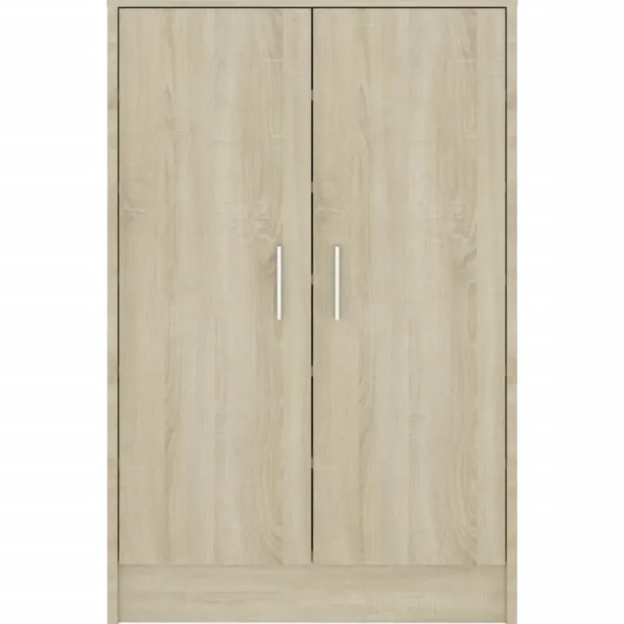 vidaXL - Schoenenkast - Bruin - Bewerkt hout - 60 x 35 x 92 cm