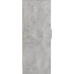 Schoenenkasten-vidaXL - Schoenenkast - Grijs - Bewerkt hout - 31.5 x 35 x 92 cm