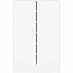 vidaXL - Schoenenkast - Wit - Bewerkt hout - 60 x 35 x 92 cm