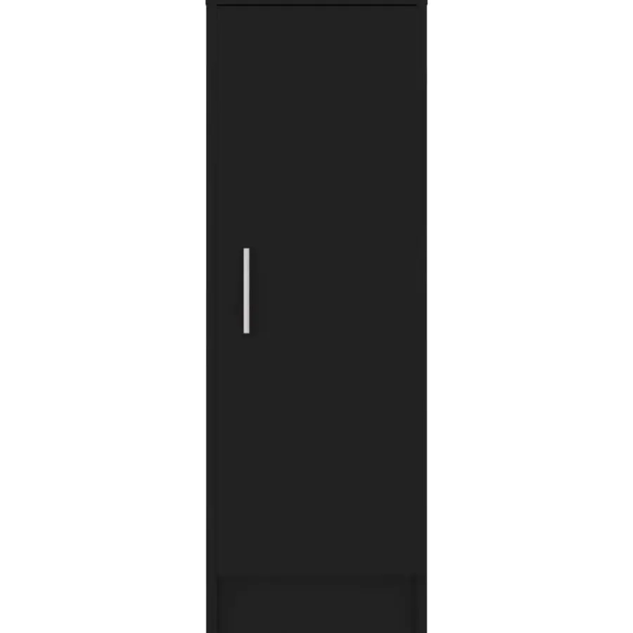 vidaXL - Schoenenkast - Zwart - Bewerkt hout - 31.5 x 35 x 92 cm