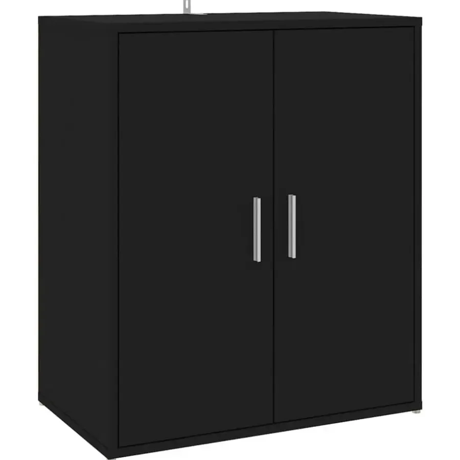 vidaXL - Schoenenkast - Zwart - Bewerkt hout - 60 x 35 x 70 cm