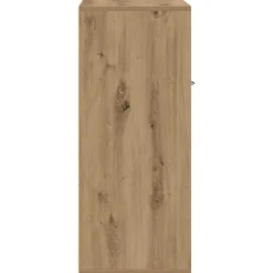 vidaXL - Schoenenkast met 1 lade 2 deuren - Artisan eiken - Hout - 60x35x84 cm