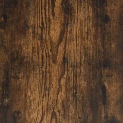 Schoenenkasten-vidaXL - Schoenenkast met 2 deuren - Gerookt eiken - Hout - 59x35x100 cm