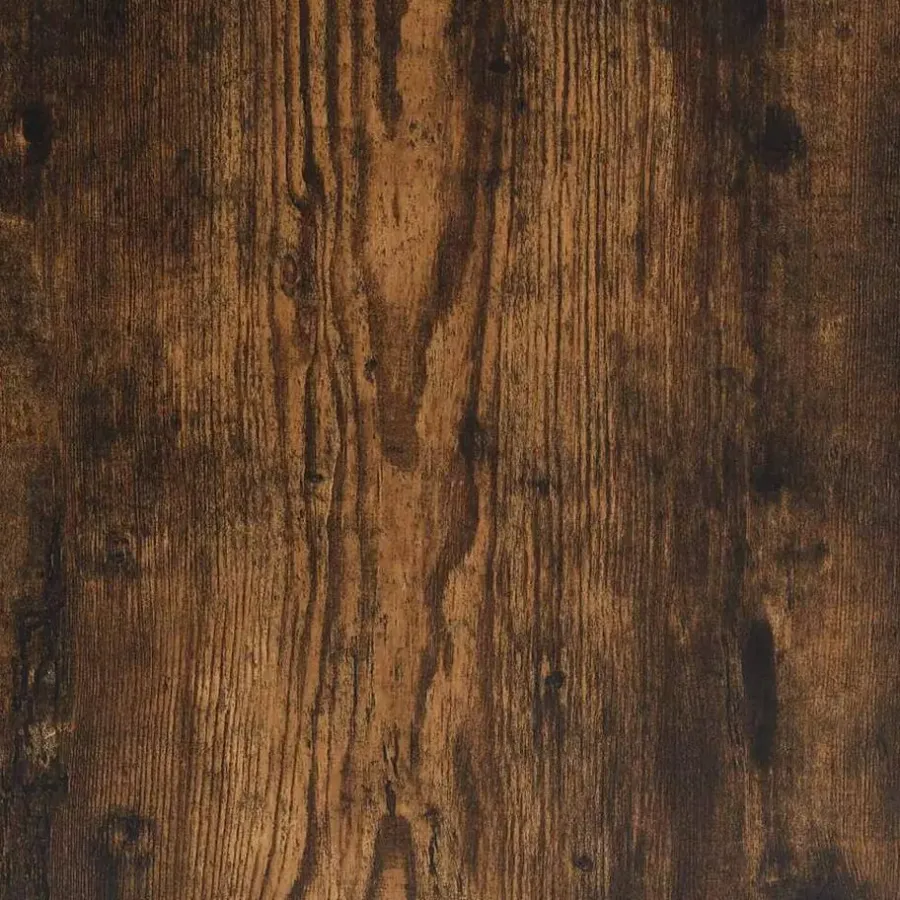 Schoenenkasten-vidaXL - Schoenenkast met 2 deuren - Gerookt eiken - Hout - 59x35x100 cm