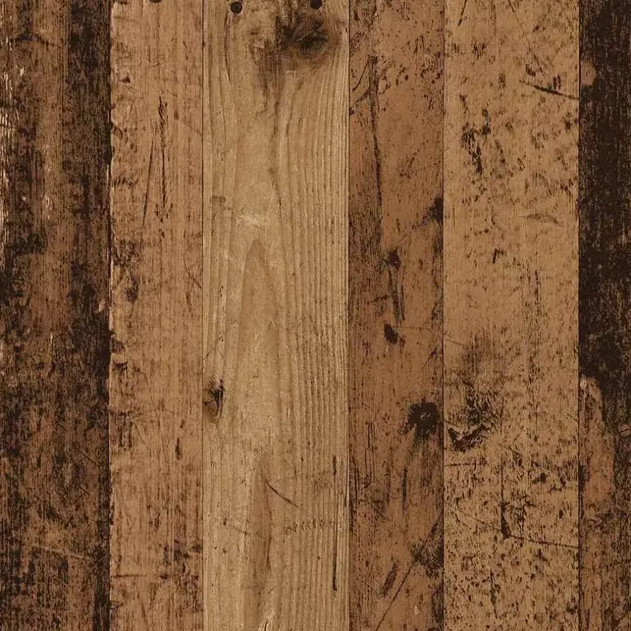 Schoenenkasten-vidaXL - Schoenenkast voor entree 4 paar - Oud hout - 80x21x87,5 cm