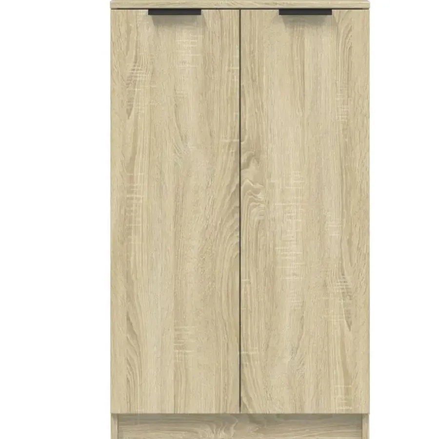 vidaXL - Schoenenrek - Bruin - Bewerkt hout