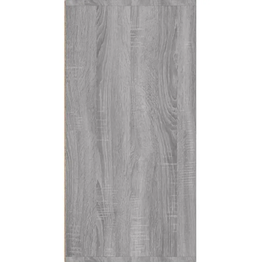 Kledingopbergers-vidaXL - Schoenenrek - Grijs - Bewerkt hout - 60 x 35 x 70 cm