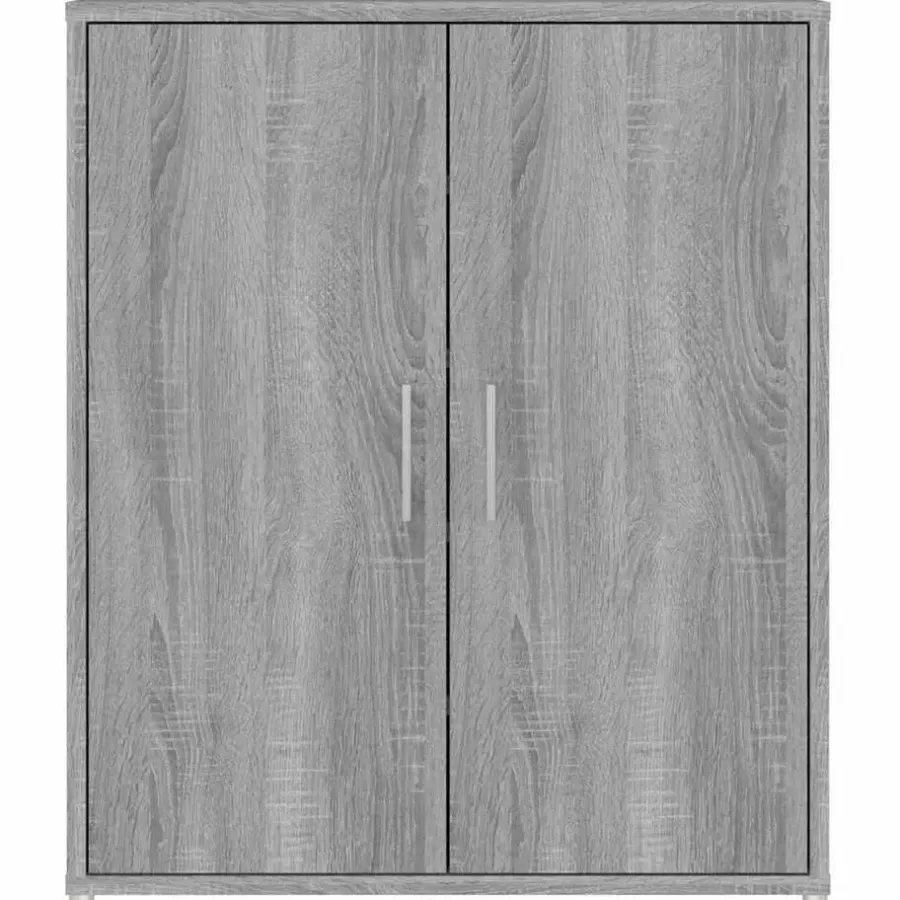 vidaXL - Schoenenrek - Grijs - Bewerkt hout - 60 x 35 x 70 cm