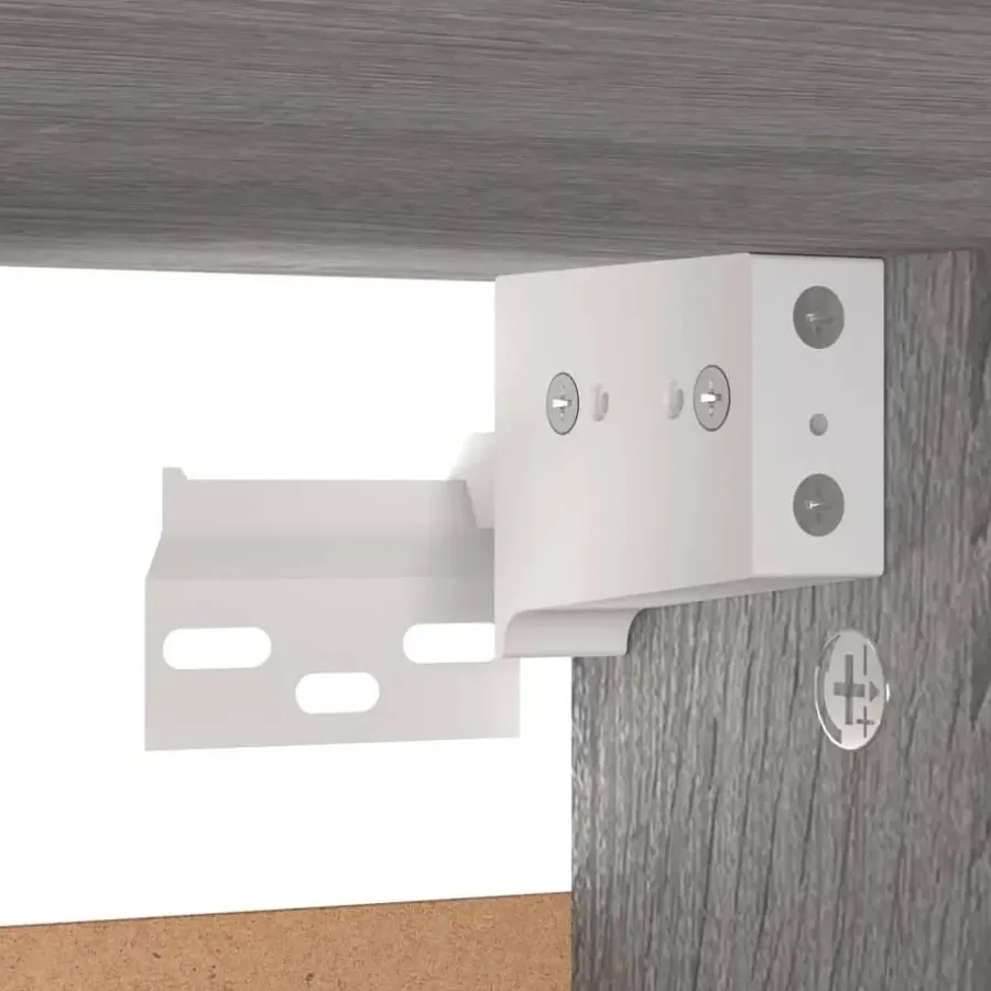 vidaXL - Schoenenrek - Grijs - Bewerkt hout - 60 x 35 x 70 cm