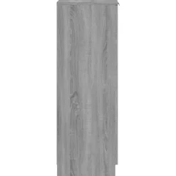 vidaXL - Schoenenrek - Grijs - Bewerkt hout