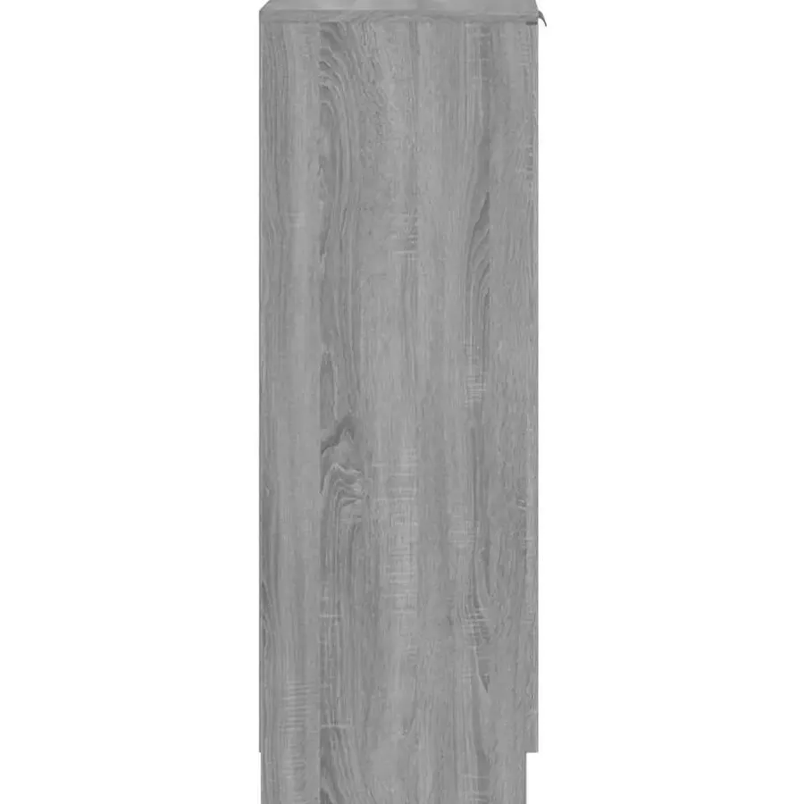 vidaXL - Schoenenrek - Grijs - Bewerkt hout