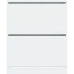 vidaXL - Schoenenrek - Wit - Bewerkt hout - 80 x 34 x 96.5 cm
