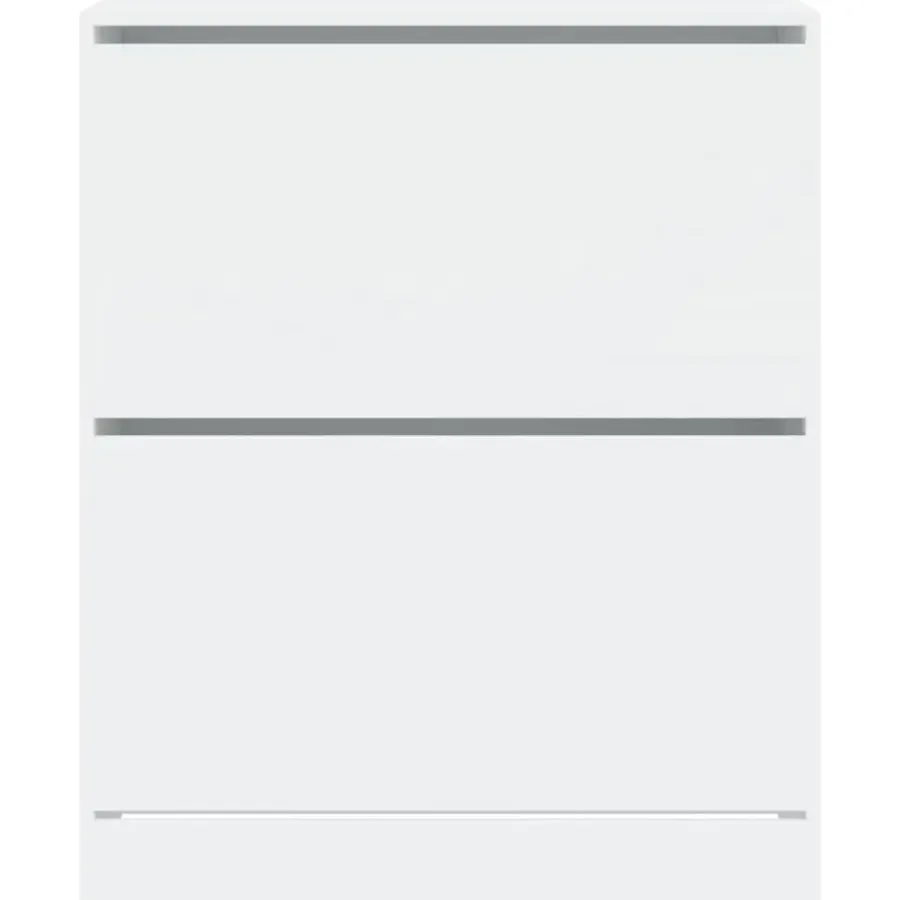 vidaXL - Schoenenrek - Wit - Bewerkt hout - 80 x 34 x 96.5 cm