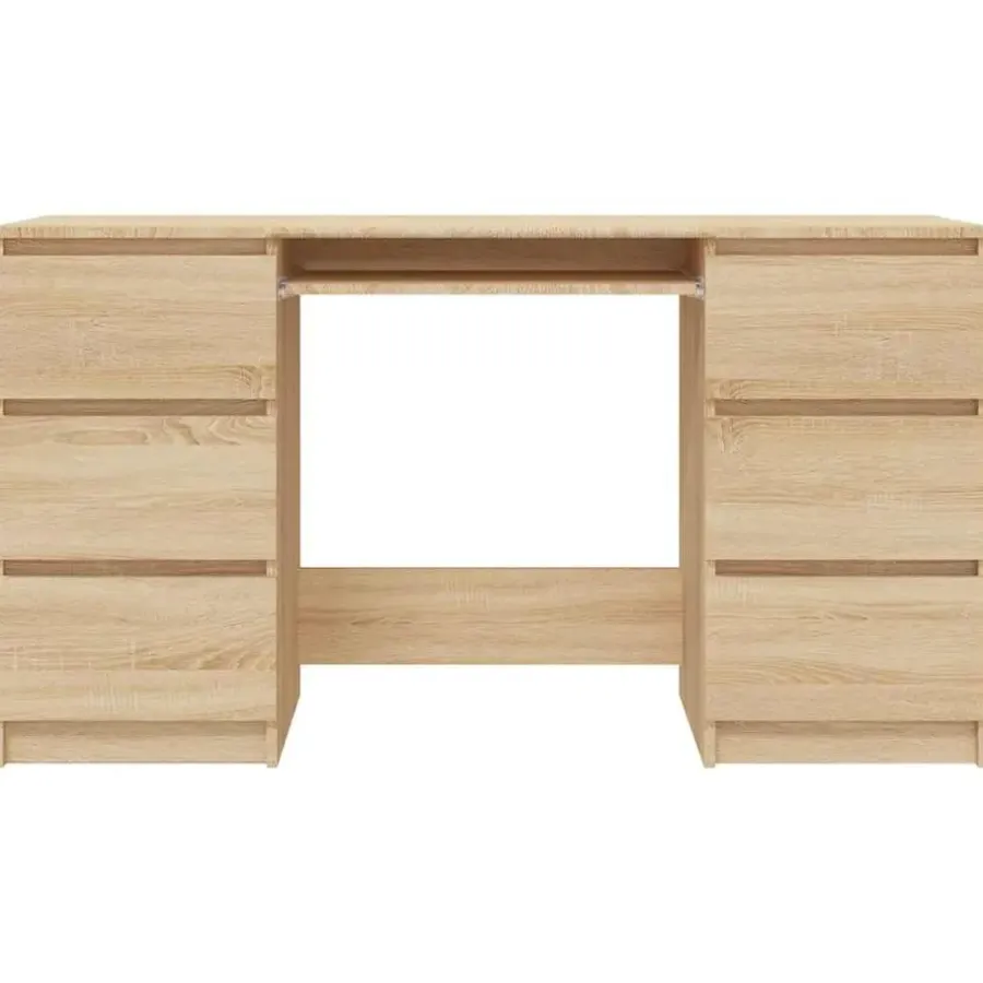 Bureaus-vidaXL - Schrijfbureau - Bruin - Bewerkt hout