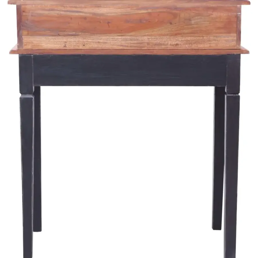 vidaXL - Schrijftafel - Bruin - Gerecycled hout