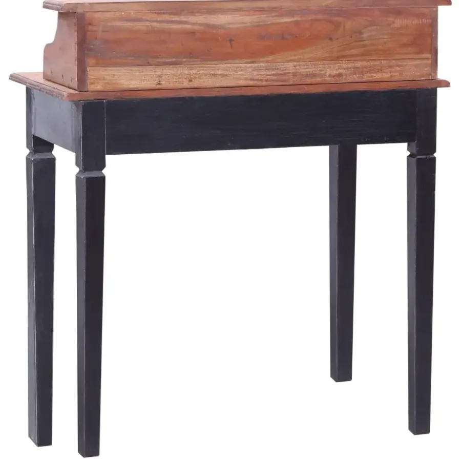 vidaXL - Schrijftafel - Bruin - Gerecycled hout