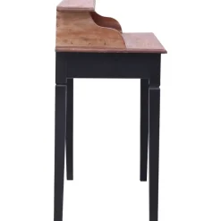 vidaXL - Schrijftafel - Bruin - Gerecycled hout