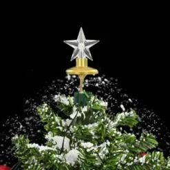 vidaXL - Sneeuwende Kerstboom - Groen - 75 x 60 cm