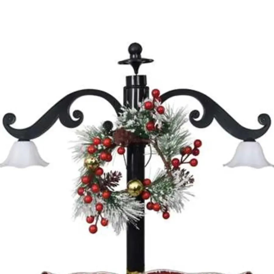 Kerstverlichting-vidaXL - Sneeuwende Kerstboom - Blauw - PVC