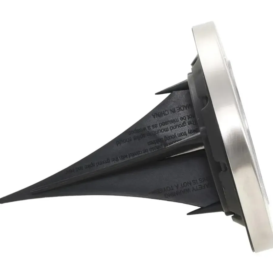 Grondspots-vidaXL - Solar Grondlamp - Zilver - Kunststof - 8 stuks