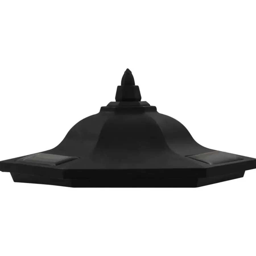 Prikspots|Solar Tuinverlichting-vidaXL - Solarlamp - Zwart - Polypropyleen - 6 stuks