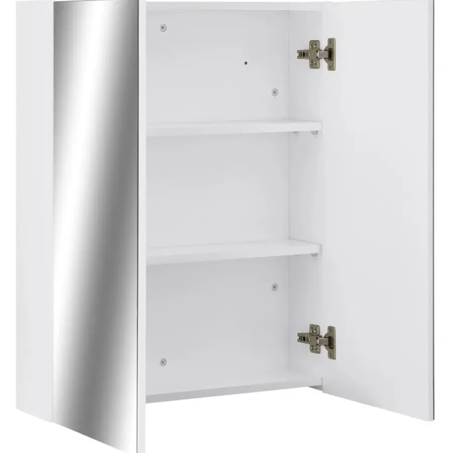 vidaXL - Spiegelkast - Wit - MDF