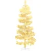 Kerstbomen-vidaXL - Spiraalkerstboom - Wit - 150 x 80 cm