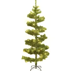 Kerstbomen-vidaXL - Spiraalkerstboom - Groen - 150 x 80 cm