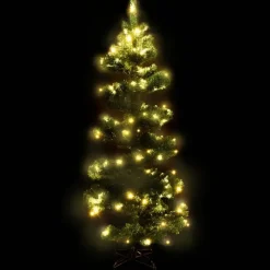 Kerstbomen-vidaXL - Spiraalkerstboom - Groen - 150 x 80 cm