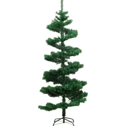 Kerstbomen-vidaXL - Spiraalkerstboom - Groen - 150 x 80 cm