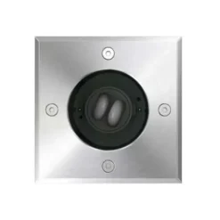 Grondspots-vidaXL - Spotlight - Zwart - Roestvrij staal - 3 stuks