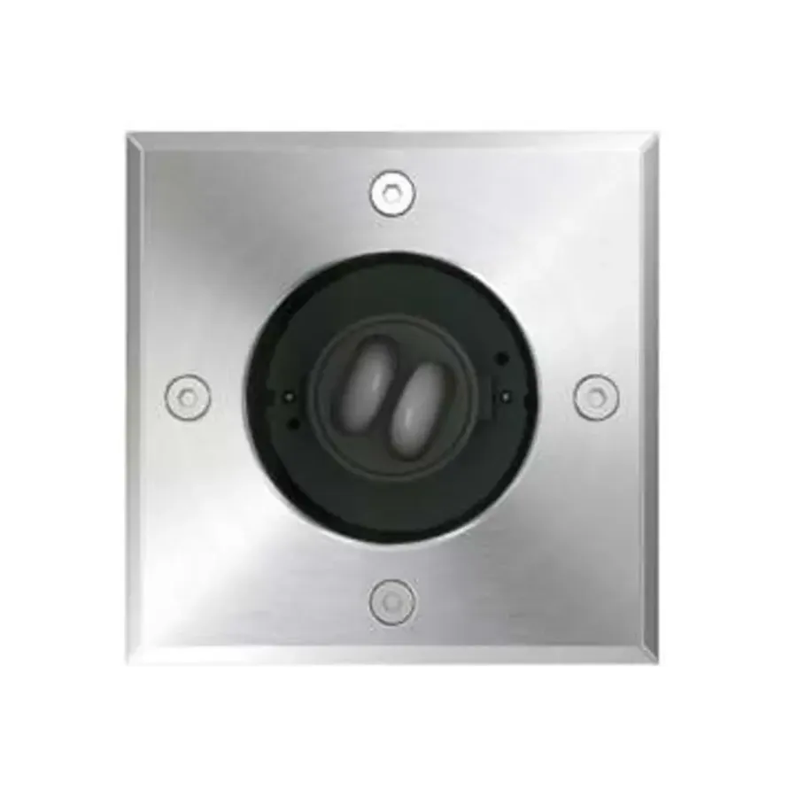 Grondspots-vidaXL - Spotlight - Zwart - Roestvrij staal - 3 stuks